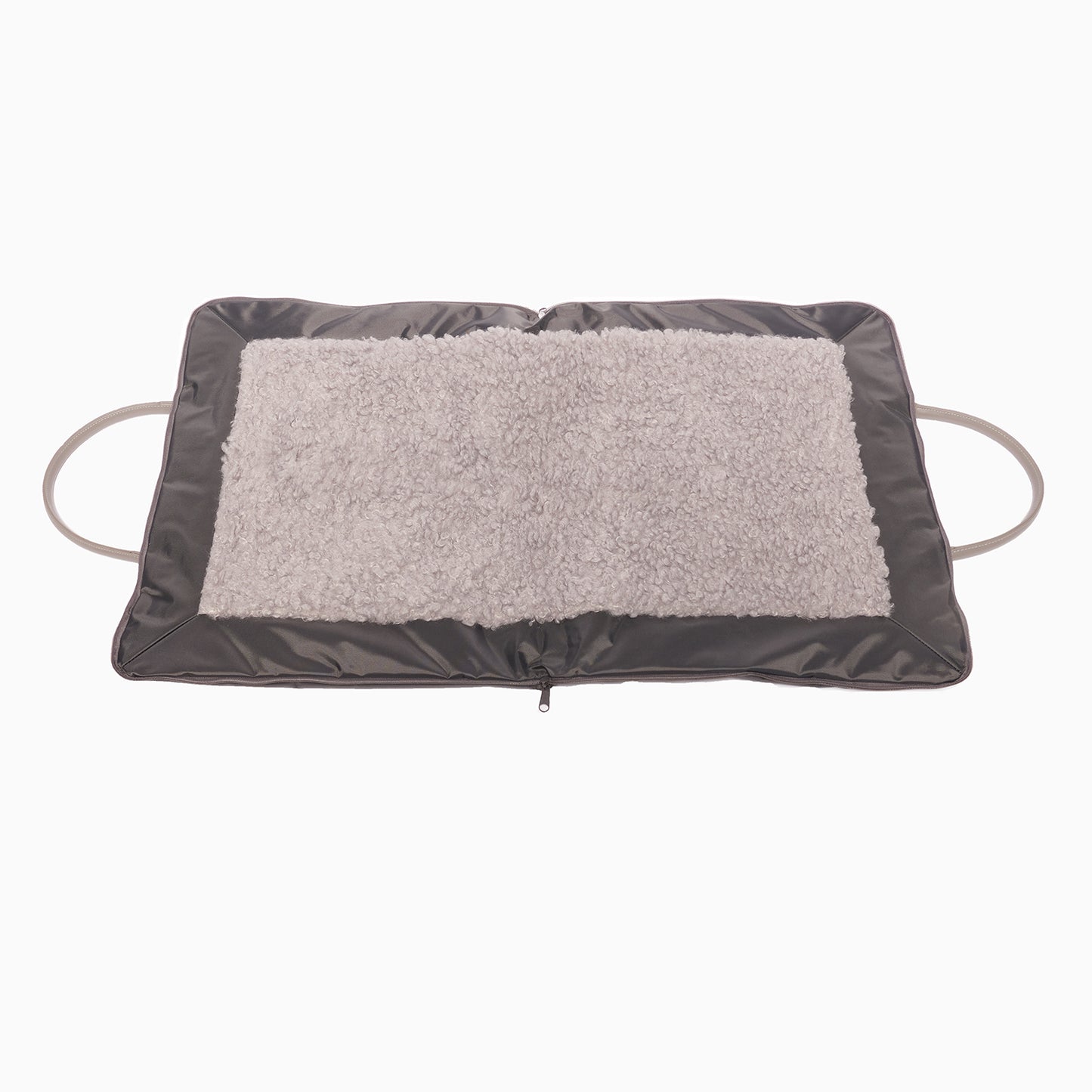 Clara – luxury Dog Travel Mat-Bag in Anthracite