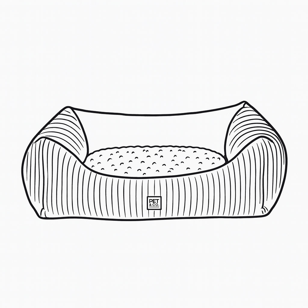 Bezug für Kingston – Cord DF Hundebett