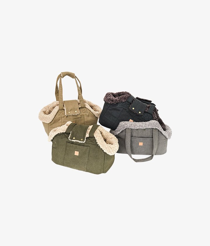 Lucky Canvas - Luxus-Hundetasche in Natur