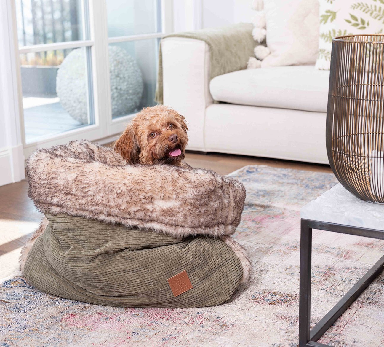What is your dog's favorite place to sleep?  It coult be the Snuggle Bag from PET & Co.!