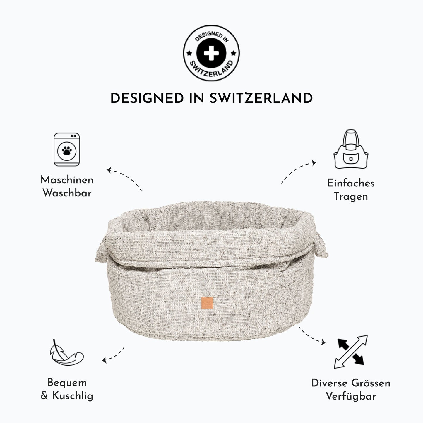 Louis - Chenille – Luxury Dog Basekt