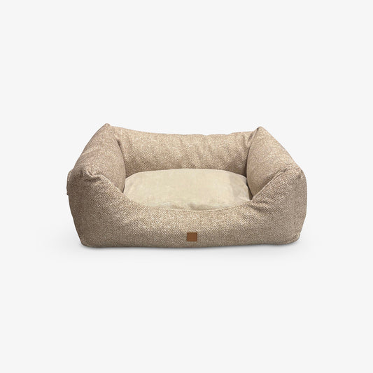 Kingston Bouclé - Luxus-Hundebett in Beige