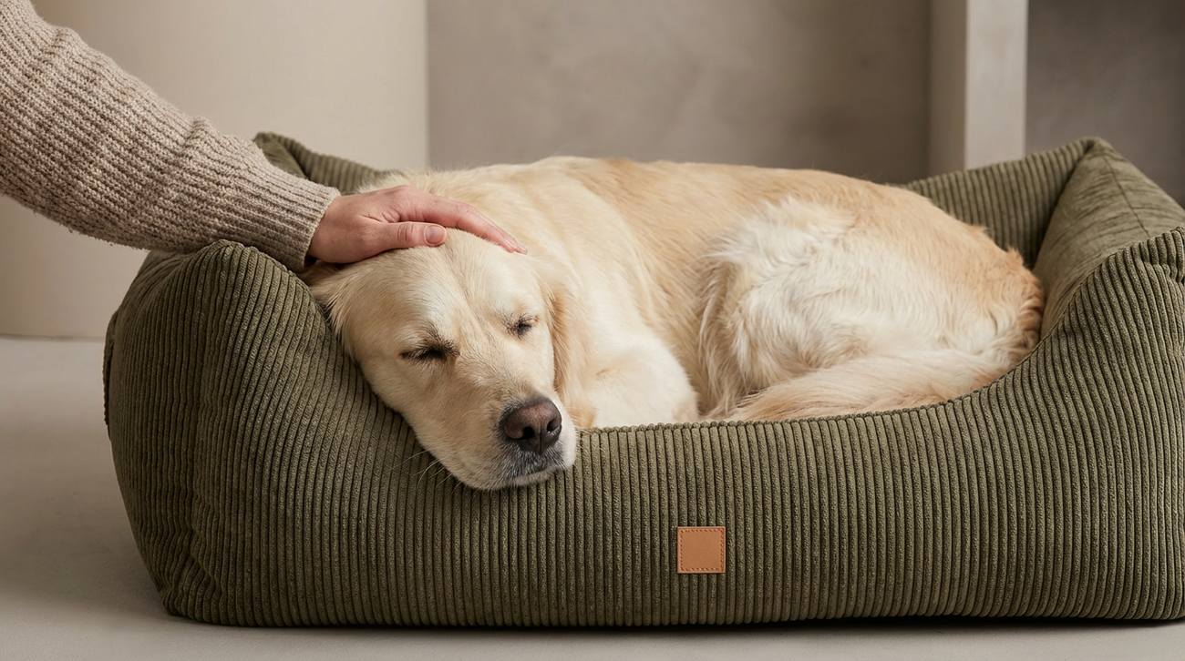Bezug des Kingston Hundebetts