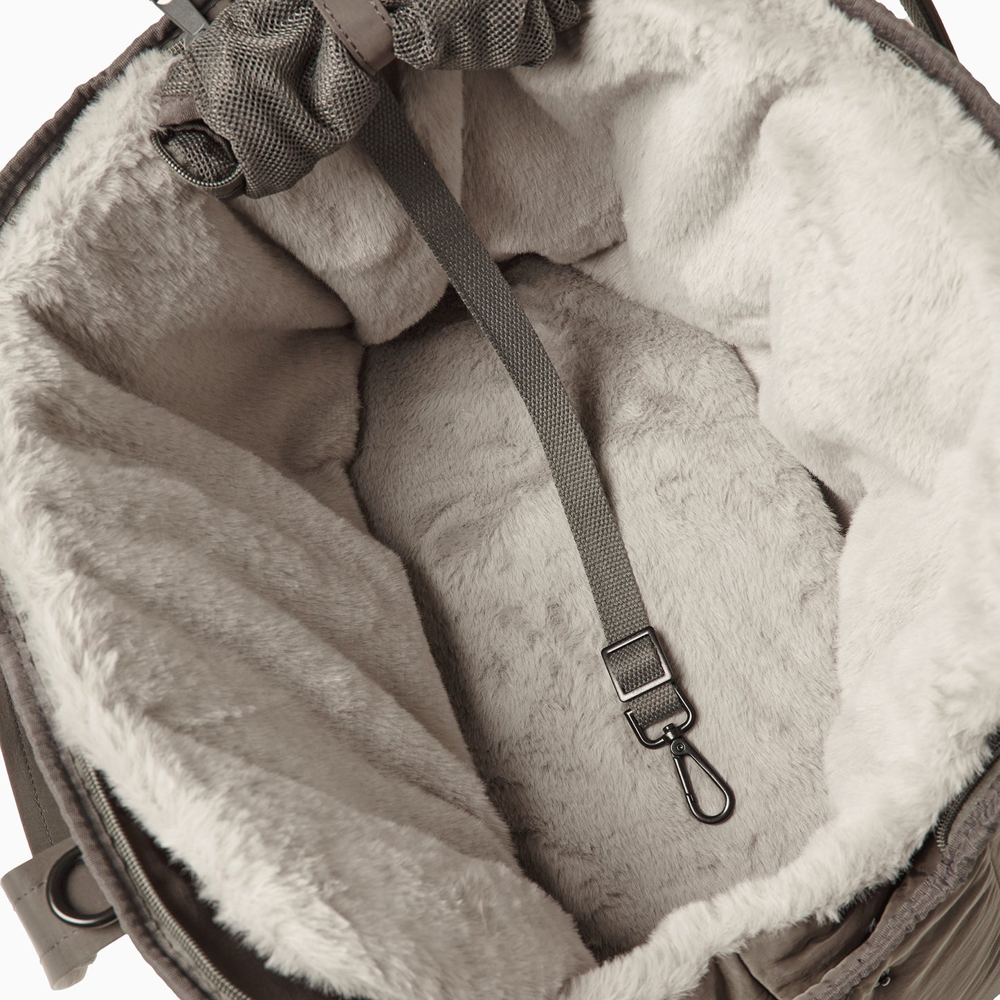 Lola - Luxury Dog  Bag in Anthracite