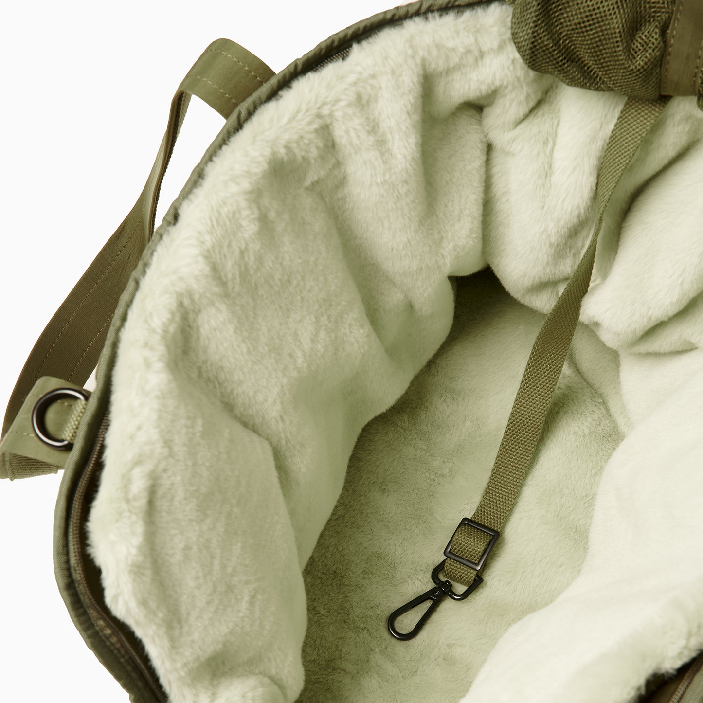 Lola - Luxury Dog  Bag in Dark Olive