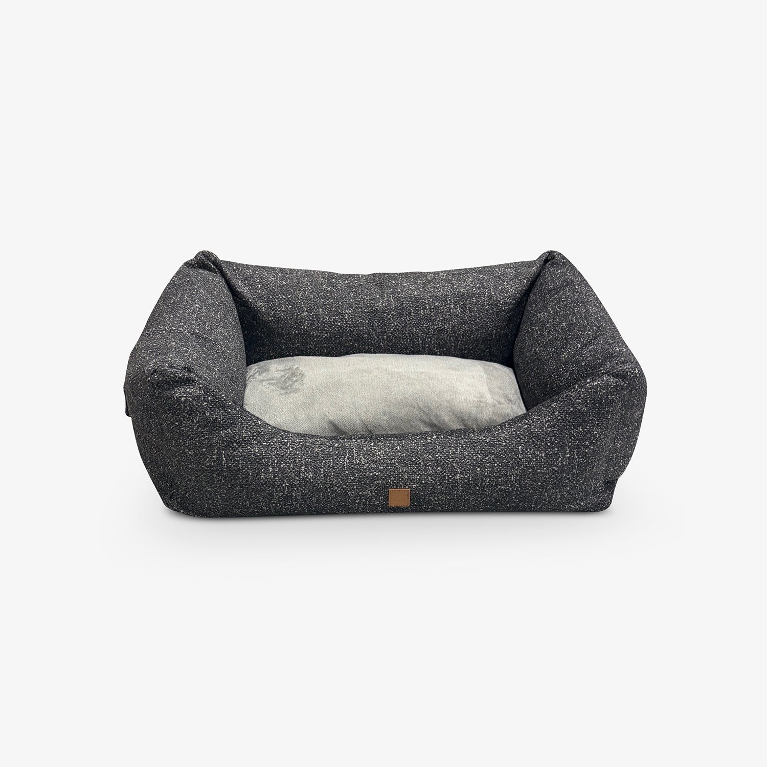 Kingston Bouclé - Luxus-Hundebett in Grau