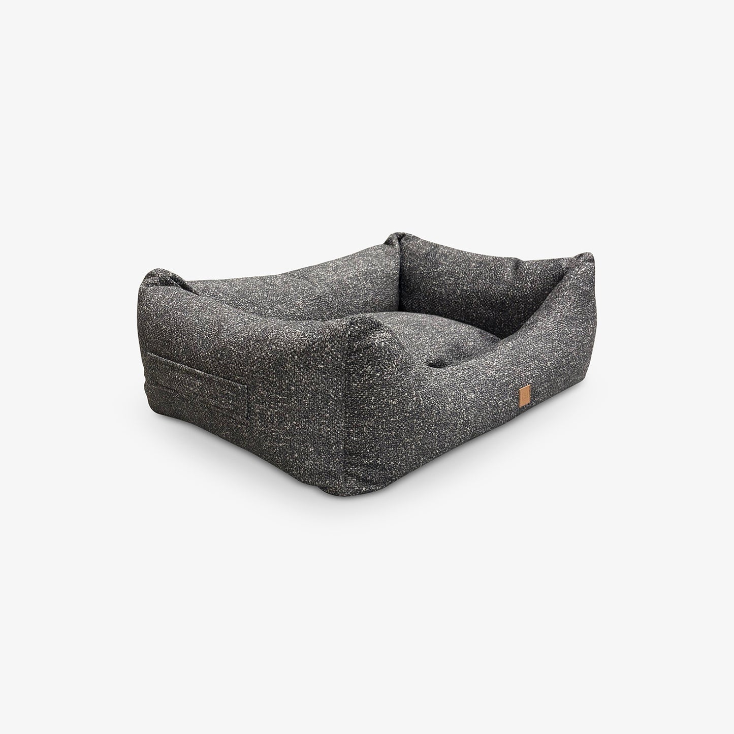 Kingston Bouclé - Luxus-Hundebett in Grau