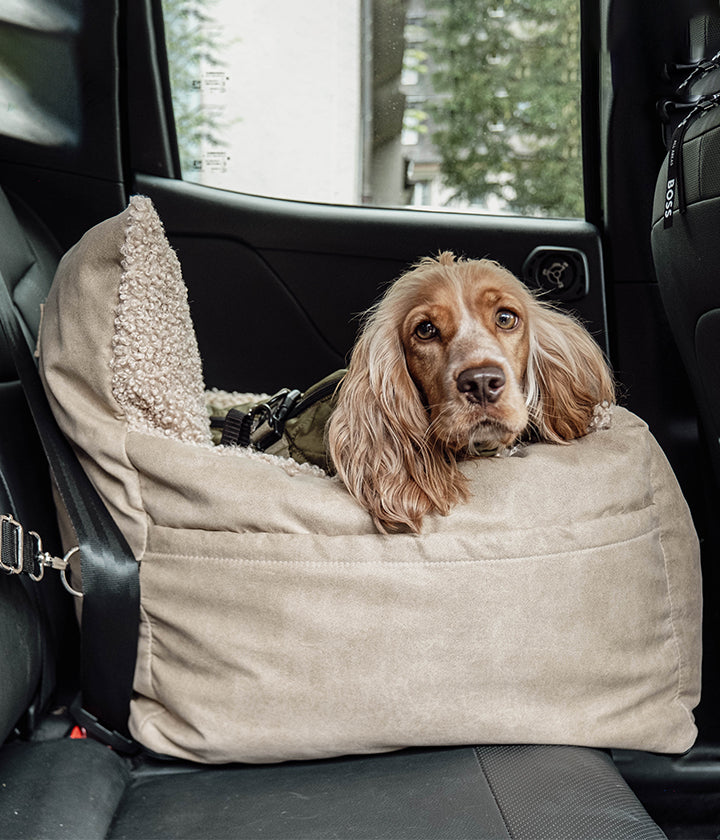 Harry Faux Leather - Siège auto de luxe beige