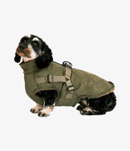 Load image into Gallery viewer, Ruby - Quilted Coat with Harness - Olive
