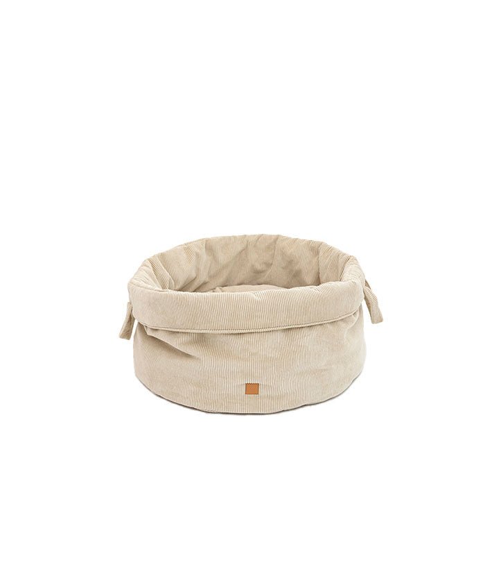 Louis-Cord- Luxury Dog Basket