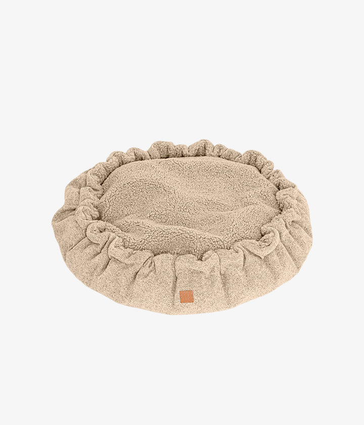 Alfi – Luxus-Hundebett in Taupe