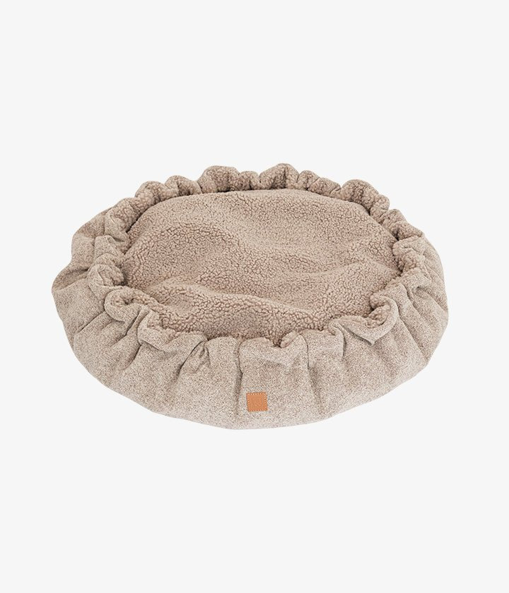Alfi – Luxus-Hundebett in Taupe