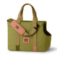 Bruno Canvas Luxury Dog Bag in Olive