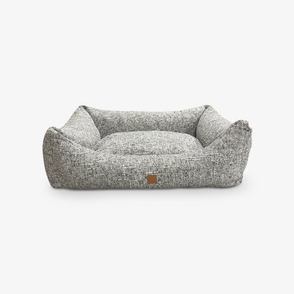 Kingston Chenille- Luxury Dog Bed in Greige
