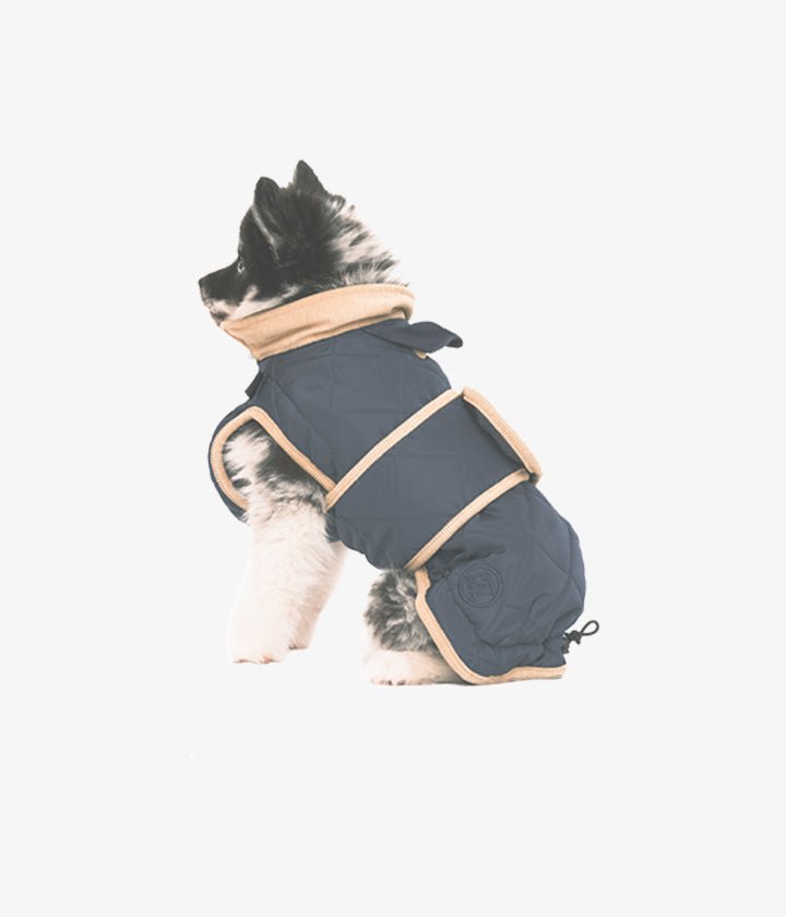 Finn - Quilted Coat - Blue