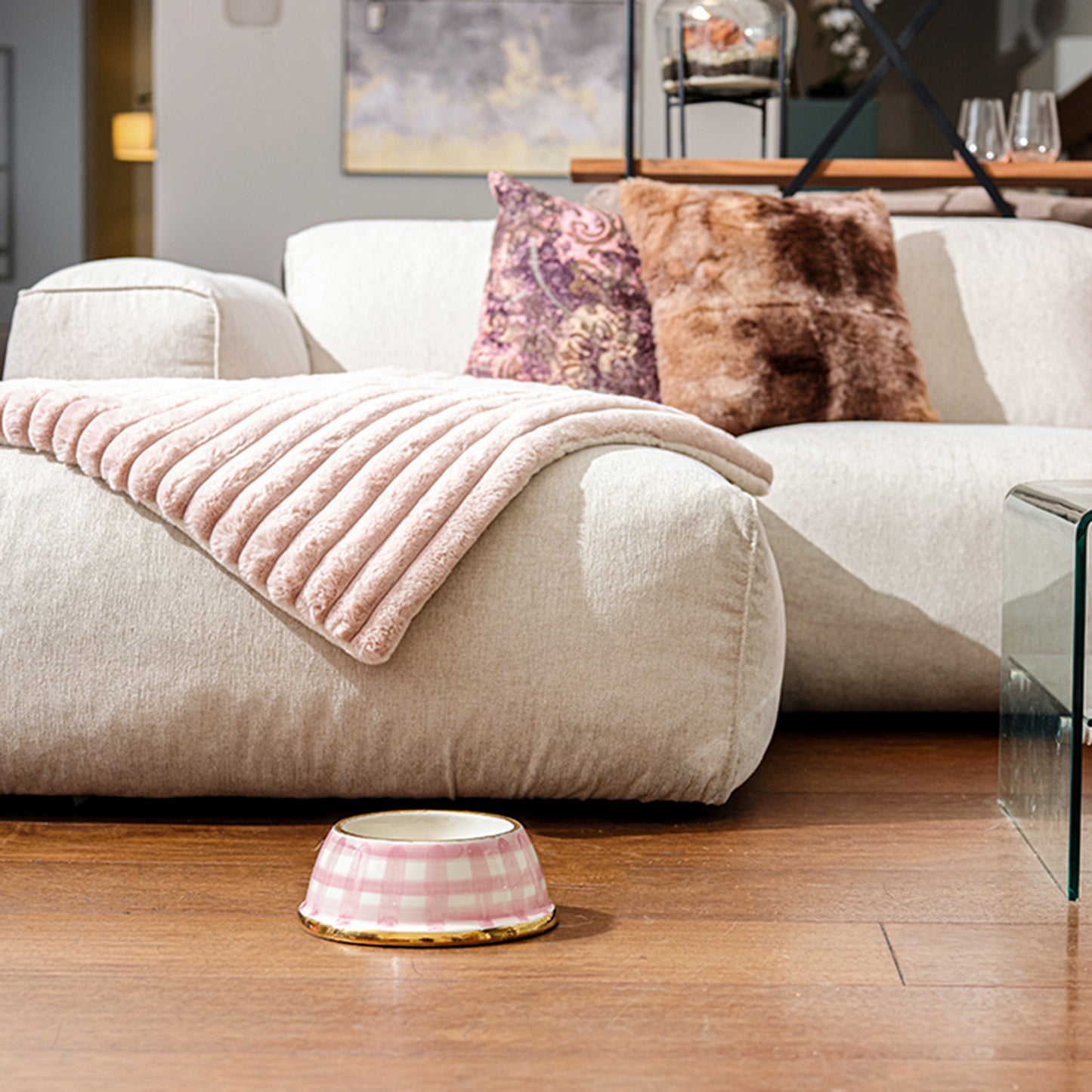 Lazy Luxury Dog Blanket Rose