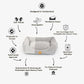 Kingston Contrast - Luxury Dog Bed in Gray