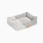 Kingston Contrast - Luxury Dog Bed in Gray