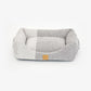 Kingston Contrast - Luxury Dog Bed in Gray