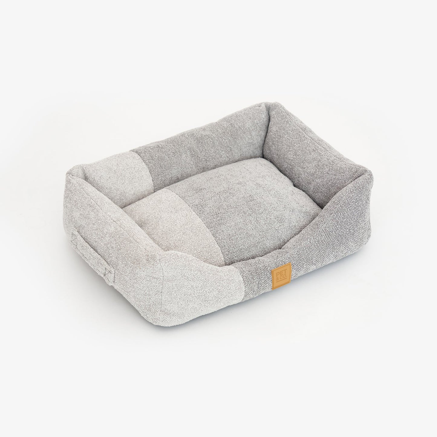 Kingston Contrast - Luxury Dog Bed in Gray