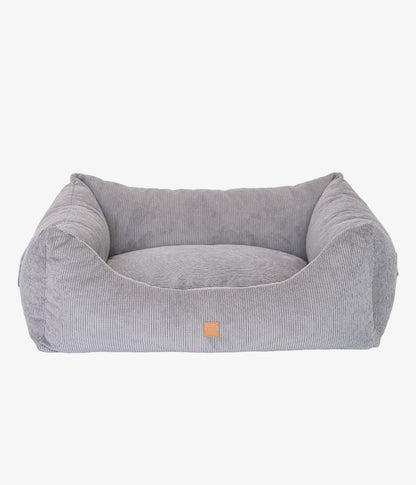 Kingston – Cord Double Face - Luxury Dog Bed in Gray