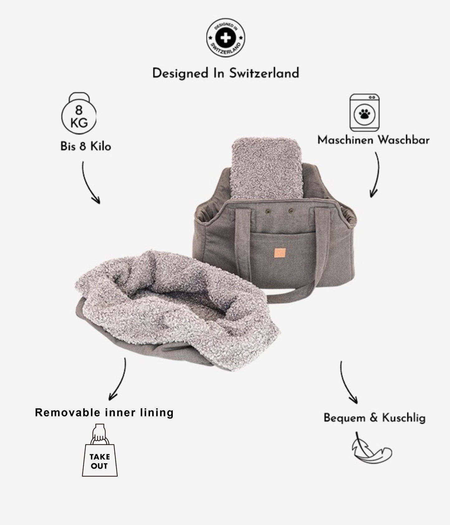 Lucky Canvas - Luxury Dog Bag