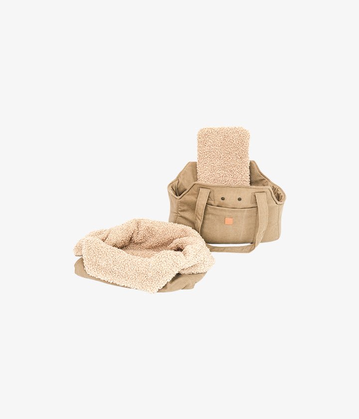 Lucky Canvas - Luxus-Hundetasche in Natur