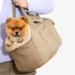 Lucky Canvas - Luxus-Hundetasche in Natur
