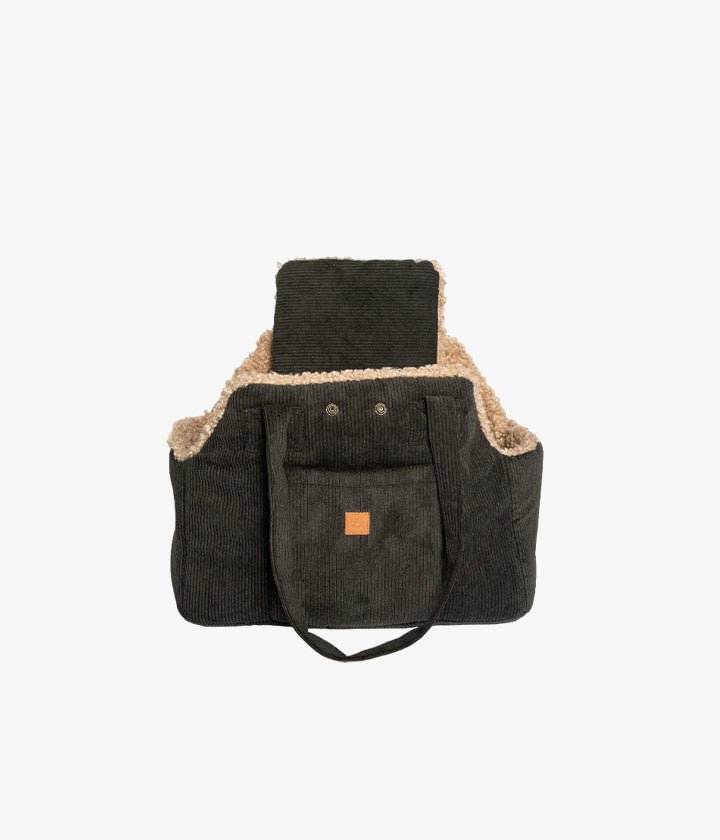 Lucky - Sac pour chien de luxe en kaki