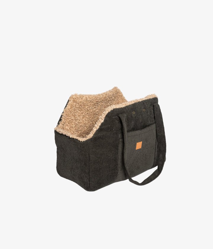 Lucky - Sac pour chien de luxe en kaki