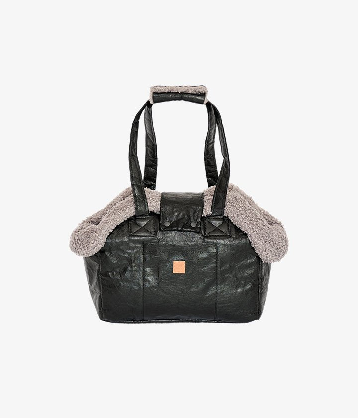Lucky Paper - Luxury Dog Bag in Black