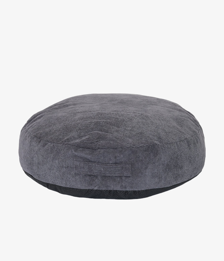 Charcoal modern dog pouf - ROI