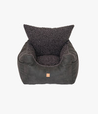 Harry Faux Luxury Car Seat in Black