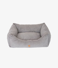 Load image into Gallery viewer, grey designer dog bed
