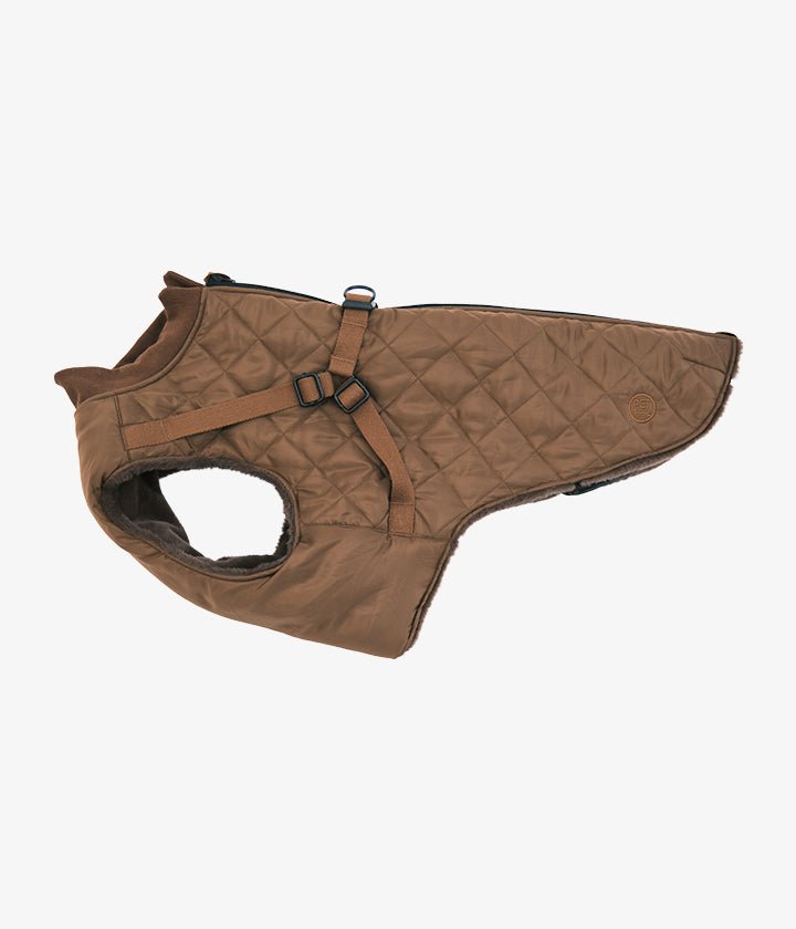 Ruby - Quilted Coat with Harness