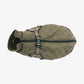 Ruby - Quilted Coat with Harness - Olive