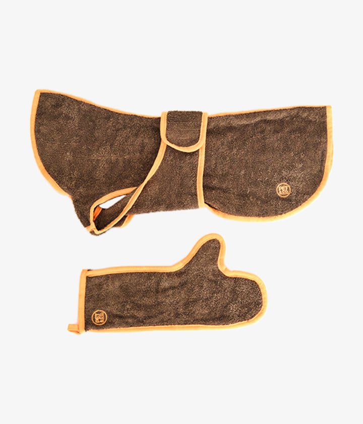 Wrappy Set - Dog Bath Coat & Glove SPA Set