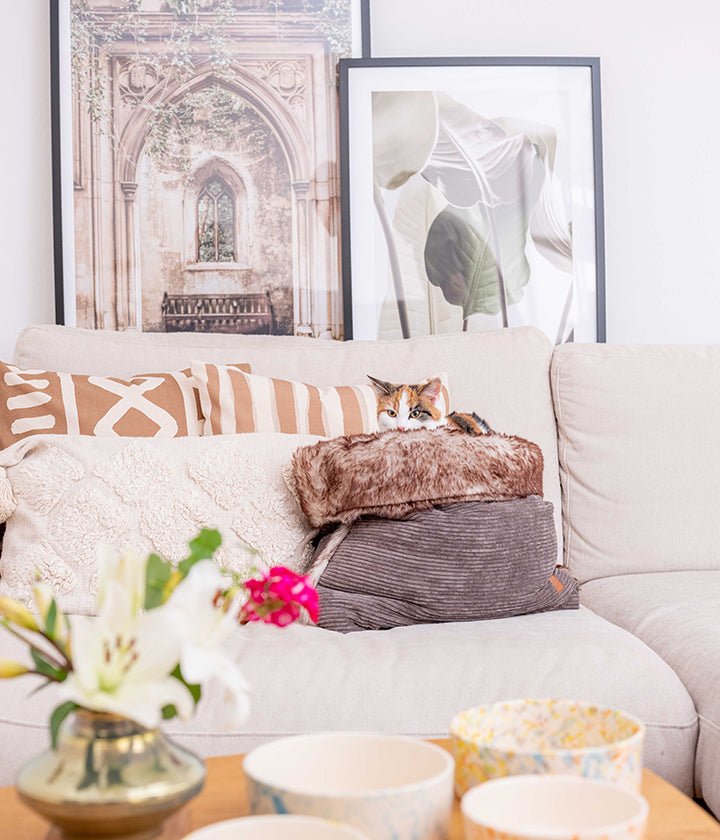 cat inside the bag - Snuggle Cord (Faux Fur)