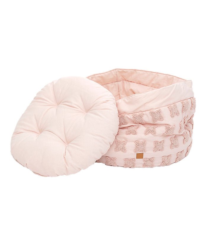 confortable pet basket with cushion