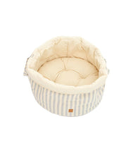 Load image into Gallery viewer, comfortable dog basket - Louis Striped Canvas
