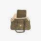 Lucky - Luxus-Hundetasche in Khaki
