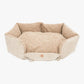 Ronny Cord Double Face - Luxury Dog Bed in Sand