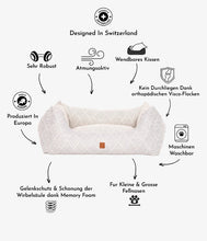 Load image into Gallery viewer, features of pet bed - Kingston graphic
