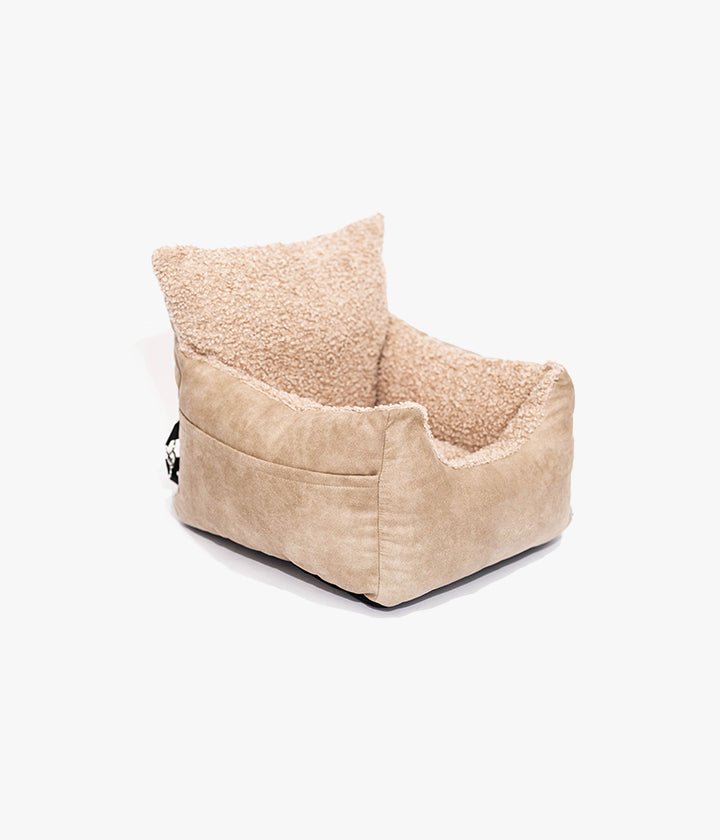 Harry Faux Leather - Siège auto de luxe beige