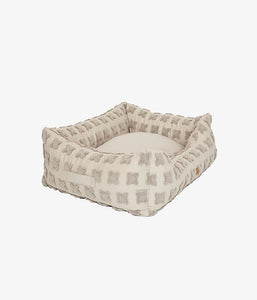 Taupe dog bed - kingston flowers