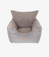 Gray car sear for pets