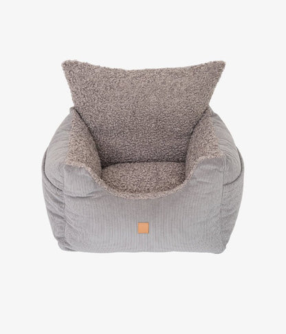 Gray car sear for pets